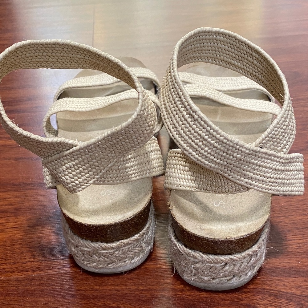 Esprit Cream Espadrille Sandals - Picture 5 of 6